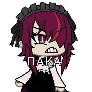 🍷 c8c4692f ПАКА anime, cartoon, drawing, russian, text telegram sticker