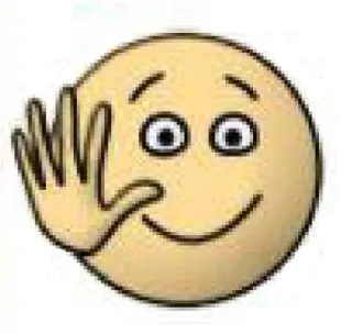 🖐 9af5b47c Emoji, Onda, Saludo telegram sticker