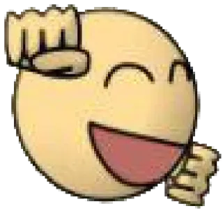 😄 72fb66c3 Emoji, Joyeux, Dessin animé, Smiley, Positif, Amical whatsapp sticker