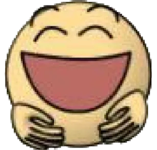 😂 d2333e0b Emoji, Rire, Joyeux, Cartoon, Joie, Émoticône whatsapp sticker