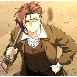 🤨 a9c10006 Anime, Pá, Homem, Personagem telegram sticker