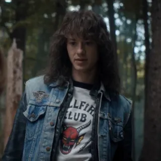 😧 8ca5bcb5 HELLFIRE CLUB hellfire club, devil, t-shirt, stranger things telegram sticker