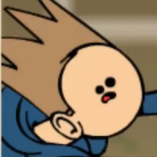 😲 0e52e34b Tord Eddsworld animation, cartoon, internet, youtube, funny telegram sticker