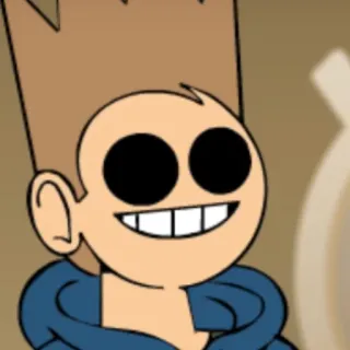 🙂 563fc8db Tom Eddsworld cartoon, animation, friend, happy telegram sticker