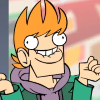 😝 6e1a25b0 Matt Eddsworld cartoon, funny, comedy, animation, friend telegram sticker