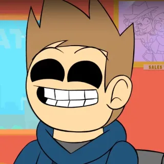 🌚 c8b6a770 Tom Eddsworld cartoon, animation, comedy, friend telegram sticker