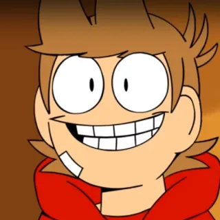 😼 e5050694 Tord Eddsworld cartoon, animation, comedy, character telegram sticker