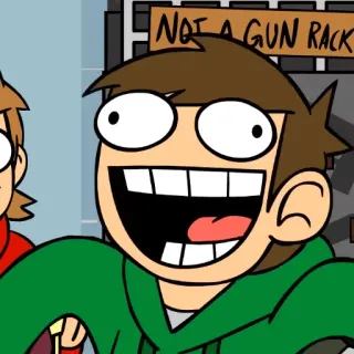 🙃 eeff8505 NOT A GUN RACK cartoon, funny, animation telegram sticker