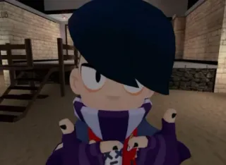 🥺 9e6d9e9d Edgar Brawl Stars brawl stars, edgar, videogame, personage telegram sticker