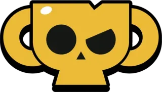 😠 8eab09c7 ถ้วยรางวัล, หัวกะโหลก, ทอง, เกม, ถ้วย, ความตาย telegram sticker