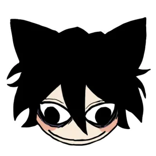 Edgy catboy telegram stickers