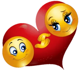 ❤ 6aa68d53 Emoji, Hati, Cinta, Hubungan, Kartun telegram sticker