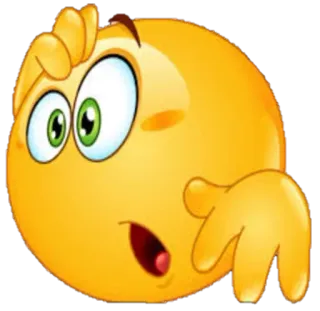 😳 92888e7f Emoji, Berpikir, Bingung, Pertanyaan, Ekspresi telegram sticker