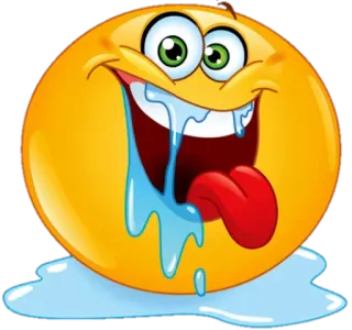 😋 cf1b2eb1 Emoji, Smiley, Ngeces, Ngeces, Lapar, Lapar, Ekspresi telegram sticker