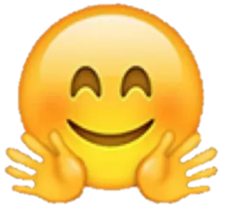 😊 e5a1fb7e Emoji, Peluk, Senang, Cinta, Lucu telegram sticker