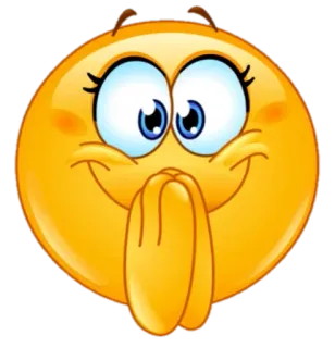 😊 e60a0f2a Emoji, Memohon, Mohon, Lucu, Kartun, Kuning telegram sticker