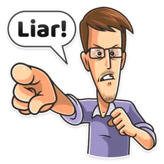 Edward Snowden telegram stickers