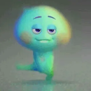 🐋 796dd52d Joe Gardner Soul Disney, Pixar, Soul, Joe Gardner, animasi, karakter, film telegram sticker