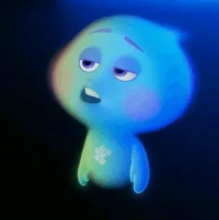 🐋 8265dfa1 Joe Gardner Soul jiwa, Disney, Pixar, animasi, karakter, jazz telegram sticker