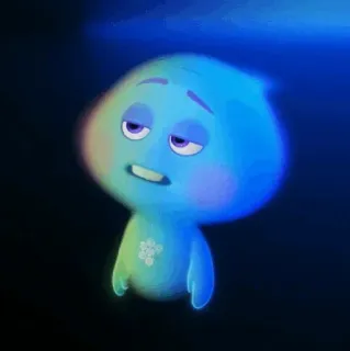 🐋 e2f7d023 Joe Gardner Soul jiwa, Disney, Pixar, Joe Gardner, kartun, animasi, karakter telegram sticker