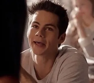 🦊 8b53a129 Stiles Stilinski Teen Wolf adolescente, chico, cara, sonriendo, Teen Wolf, Stiles Stilinski telegram sticker