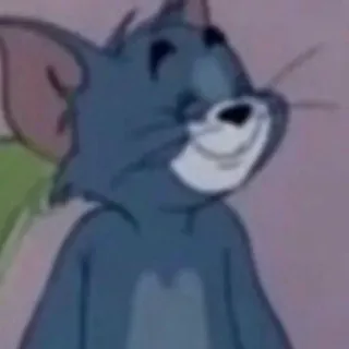 🤍 0109fd22 Tom Cat Tom and Jerry hoạt hình, mèo, cười, dễ thương, động vật telegram sticker