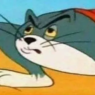 🤍 0a729ba2 Tom Cat Hoạt hình, Mèo, Hài hước, Meme, Tức giận telegram sticker