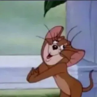 🤍 981334ce Jerry Tom and Jerry hoạt hình, chuột, animation, hài hước, Jerry telegram sticker