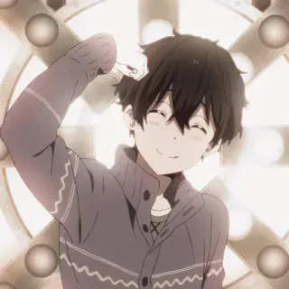 💞 52cd990b Houtarou Oreki Hyouka Anime, Personagem, Oreki, Hyouka telegram sticker
