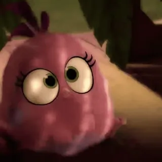 🎈 62dcc4ef Cartoon, Vogel, Rosa, Tier whatsapp sticker