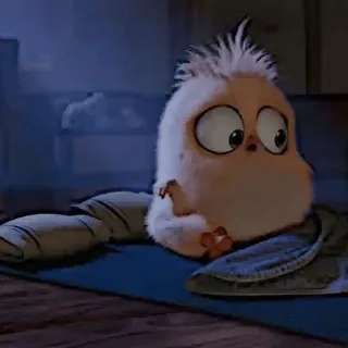 🎈 fd9ef4b7 Vogel, süß, Cartoon, Küken whatsapp sticker