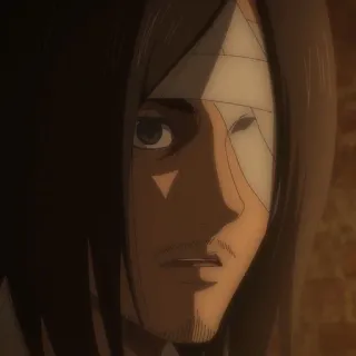 🗡 eaea2eea Eren Yeager Attack on Titan Anime, Manga, Eren, Yeager, Attack on Titan, Personage, Illustratie telegram sticker