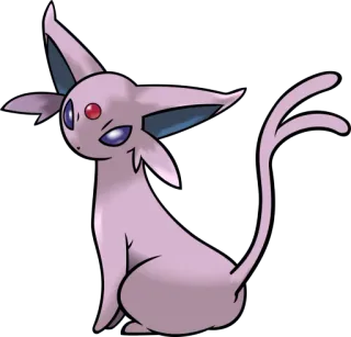 👀 18ad4430 Espeon Pokemon Espeon, Pokémon, Psychisch, Eevee, Schattig, Anime telegram sticker