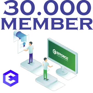 🎉 08b8b76e 30.000 MEMBER membros, efforce, comunidade, rede telegram sticker