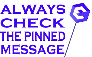 📌 76f9fc35 ALWAYS
CHECK
THE PINNED
MESSAGE Mensagem fixada, Check, Mensagem, Lembrete, Informação telegram sticker