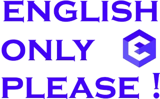 🇬🇧 edcd39ad ENGLISH ONLY PLEASE ! inglês, apenas, por favor, idioma, comunicação, etiqueta telegram sticker