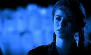 💙 960a58c7 kobieta, dziewczyna, portret, twarz, noc telegram sticker