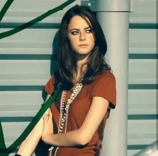 🦋 f924453d Frau, Mädchen, Porträt, Brünette, Person, Model telegram sticker