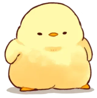 🤩 e1fb0d9e chick, bird, cute, animal, yellow, cartoon telegram sticker