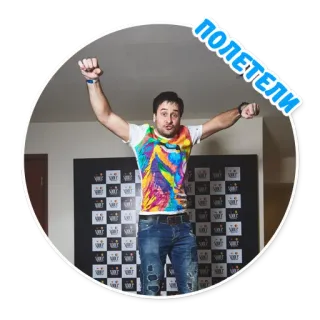 ✈️ 990d92ed ПОЛЕТЕЛИ telegram sticker