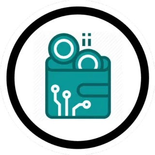 💳 fdaa2e2e portafoglio, soldi, finanza, valuta, portafoglio digitale, criptovaluta whatsapp sticker