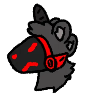 😡 19f22a62 Furry, Protogen, Anthro, Cyborg, Karakter, Hewan telegram sticker