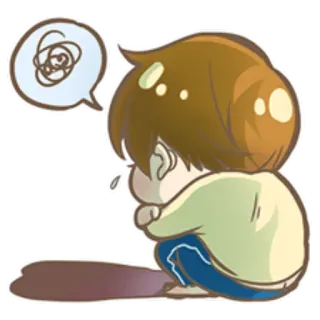 😖 ff8cc2bb 难过, 生气, 沮丧, 焦虑, 哭泣, 沮丧的, 卡通 telegram sticker