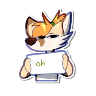 😐 5d3d721a oh binatang, kartun, ilustrasi, stiker telegram sticker