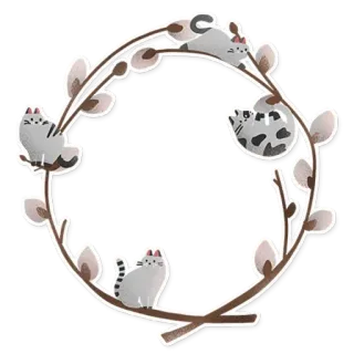 🐱 fa06bcd8 cat, cats, cute, sticker, grey, kawaii, adorable, animal telegram sticker