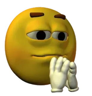 😏 e27fb496 Emoji, Myślenie, Zamyślony, Meme, Żółty, Wyraz, Ciekawy telegram sticker