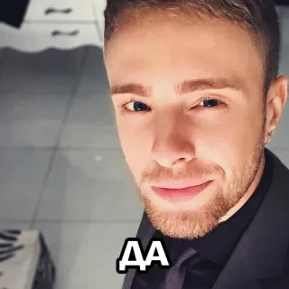 👌 041e3073 ДА мужчина, лицо, русский, улыбка, костюм telegram sticker