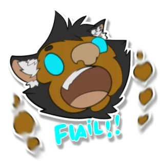 Shynjy char.s telegram stickers