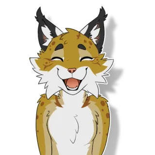 😄 c0703c4f лиса, фурри, животное, антропоморфный, млекопитающее, мультфильм, милый, улыбающийся telegram sticker