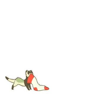 👟 2c5a884e ferret, animal, cute, sticker, playful, mammal telegram sticker